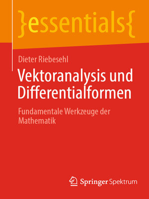 cover image of Vektoranalysis und Differentialformen